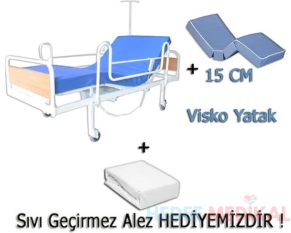 2 Motorlu Hasta Yatağı