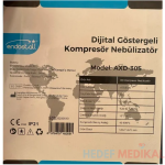 ENDOSTALL Dijital Göstergeli Kompresör Nebülizatör AXD-305 - Görsel 2