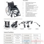 Ottobock Lüx Tekerlekli Sandalye 50cm - Görsel 3